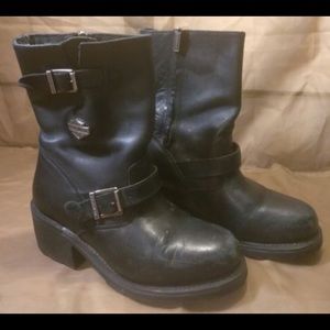 Harley Davidson women’s Moto leather boots